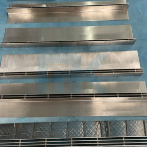 Outdoor garden floor linear drainage